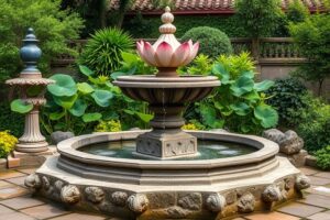 Đài Phun Nước Hoa Sen – Vinpearl