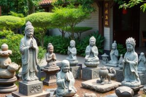 Cách Bố Trí Tượng Đá Phong Thủy Trong Nhà Và Sân Vườn