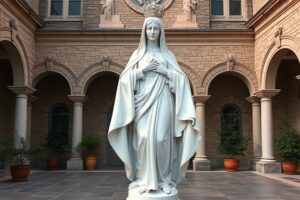 Tượng Đức Mẹ Maria – Nhà Thờ Đức Bà