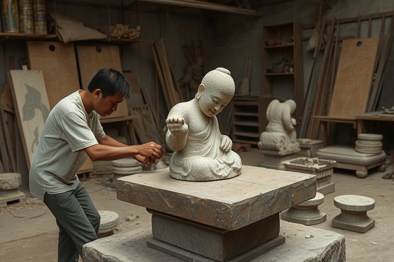 3. Tạo phôm & Đục thô