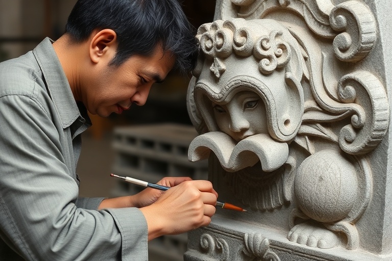 4. Chạm khắc chi tiết