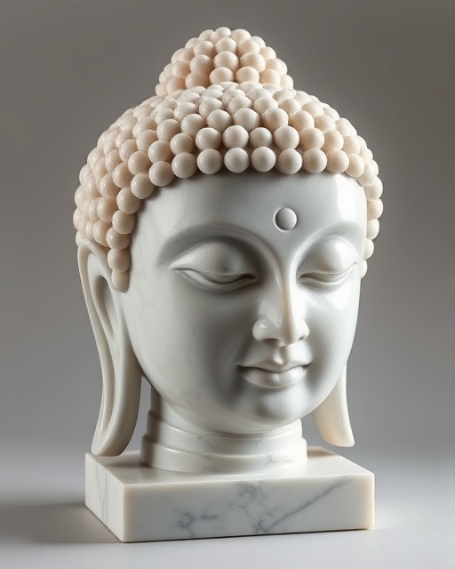 Đầu Tượng Phật Đá