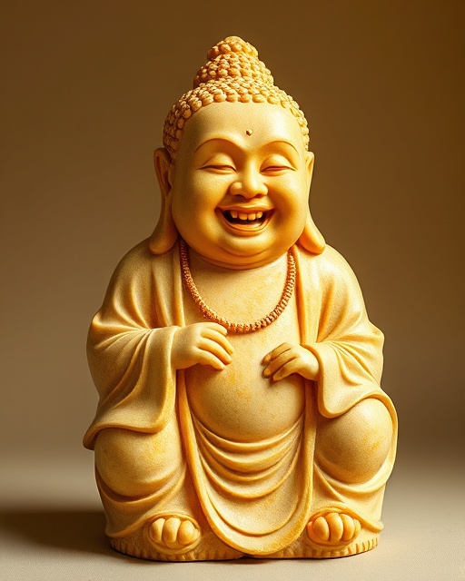 Tượng Phật Di Lặc Cười